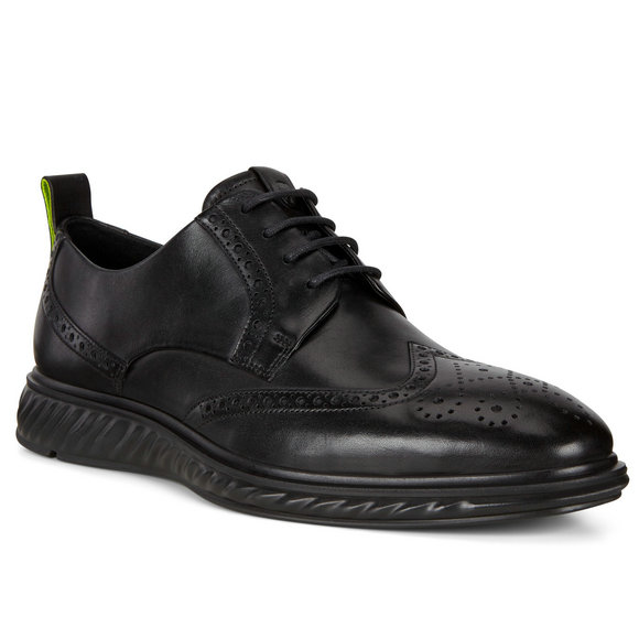 ECCO ST.1 Hybrid Lite Wingtip Brogue Shoes